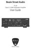 Beale Street Audio. A120 Class D 120W Subwoofer Amplifier. User Guide