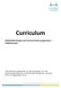 Curriculum. Multimedia Design and Communication programme Collective part