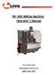 WL-400 Milling Machine Operator s Manual