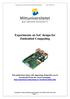 Experiments on SoC design for Embedded Computing
