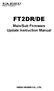 FT2DR/DE. Main/Sub Firmware Update Instruction Manual YAESU MUSEN CO., LTD.