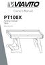 Owner s Manual. PT100X. Folding Football Table.