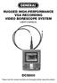 RUGGED HIGH-PERFORMANCE VGA RECORDING VIDEO BORESCOPE SYSTEM USER S MANUAL