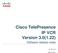 Cisco TelePresence IP VCR Version 3.0(1.22)
