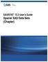 SAS/STAT 12.3 User s Guide. Special SAS Data Sets (Chapter)