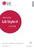 ENGLISH USER GUIDE LG-Q710AL. Copyright 2018 LG Electronics Inc. All Rights Reserved.   MFL (1.0)