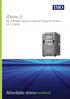 idrive 2 AC Variable Speed General Purpose Drives kW Affordable drives evolved