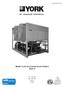 Model YLAA Air-Cooled Scroll Chillers Style A