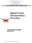Digital Crystal Documentation Procedure
