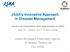 JAXA s Innovative Approach in Disaster Management