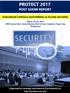 PROTECT 2017 POST SHOW REPORT. International Conference and Exhibition on Security and Safety