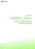 user manual AMOS-3001 Fan-Less, Ultra Compact Embedded System Revision