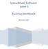 Spreadsheet Software Level 5. Build-up workbook