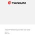 Tanium Network Quarantine User Guide