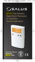 ERT50T Triac Noiseless Digital Room Thermostat for Underfloor Heating Applications