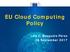 EU Cloud Computing Policy. Luis C. Busquets Pérez 26 September 2017