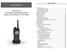 User Manual. DuraFon UHF Long Range Dual Mode Radio Phone Handset with Analog UHF 2-Way Radio. Table of Contents