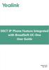 User Guide for DECT IP Phone Features Integrated with BroadSoft UC-One