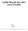 LAMP Words for Life User s Guide
