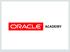Database Foundations. 6-1 Introduction to Oracle Application Express. Copyright 2015, Oracle and/or its affiliates. All rights reserved.