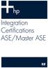 Integration Certifications ASE/Master ASE