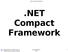 J2ME .NET Compact Framework