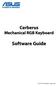 Cerberus Mechanical RGB Keyboard. Software Guide