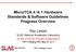 MicroTCA.4 /4.1 Hardware Standards & Software Guidelines Progress Overview