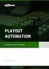 PLAYOUT AUTOMATION OPTIMIZE YOUR TV CHANNEL. wtvision.com