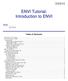 ENVI Tutorial: Introduction to ENVI