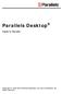 Parallels Desktop. User's Guide. Copyright Parallels Holdings, Ltd. and its affiliates. All rights reserved.