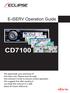 CD7100. E-iSERV Operation Guide