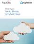 Public, Private, or Hybrid Cloud