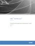 EMC NetWorker. Snapshot Management Integration Guide. Version 9.0.x REV 05