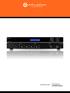 Atlona Manuals 4x4 HDMI Switcher AT-HDR-H2H-44M
