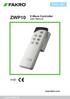 ENGLISH ZWP1 0. Z-Wave Controller. User Manual NC851-EN