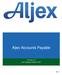 Aljex Accounts Payable. Version 1.0 Last Updated: March Page 1