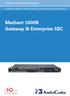 Mediant 1000B Gateway & Enterprise SBC