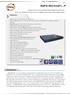 24x10/100/1000Base-T(X) P.S.E. and 4x1G/10GBase-X, SFP+ socket, power supply included