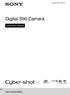 (1) Digital Still Camera. Instruction Manual DSC-W530/W550