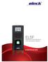 EL5F. Fingerprint Door Access & Time Attendance System USER GUIDE