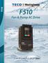 F510 Fan & Pump AC Drive