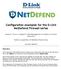Configuration examples for the D-Link NetDefend Firewall series