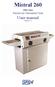 Mistral 260. User manual. (SHA One) Forced Air Convection Oven. Version 2.11