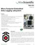 AtlasScientific. Micro footprint Embedded Data Logging subsystem ENV-32X. Biology Technology
