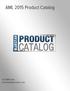 AML 2015 Product Catalog