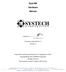 SysLINK Hardware Manual SYSTECH. Document number Revision D