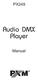 PX249. Audio DMX Player. Manual