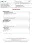Policy # MI_VTMS Department of Microbiology. Page Quality Manual TABLE OF CONTENTS