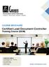 Certified Lead Document Controller